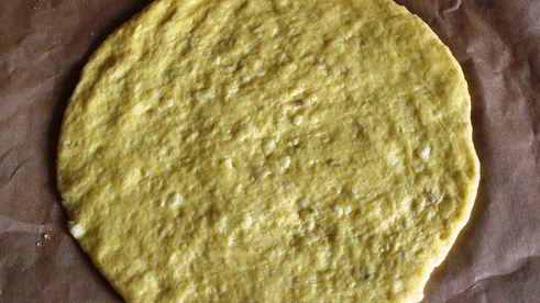 картофельный тарт с черри и укропом