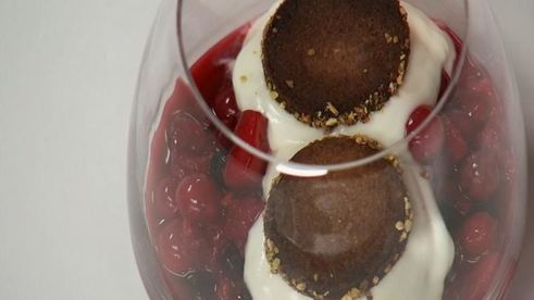 клубнично-лимонный тарт