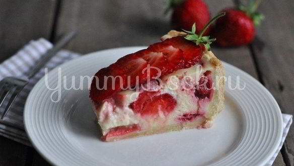Рецепт Клубничный тарт со сметаной