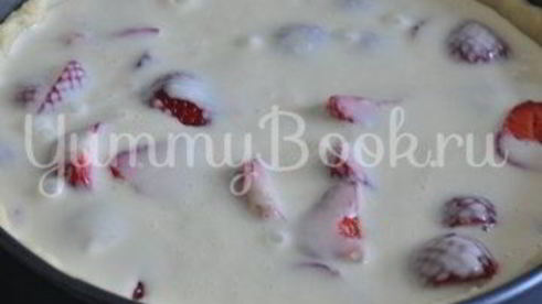 клубничный тарт со сметаной