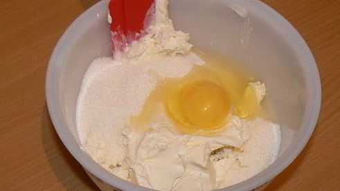 клюквенный тарт с творожным сыром