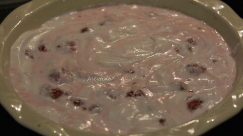 легкий малиновый тарт