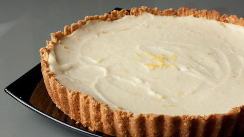 лимонный тарт с рикоттой