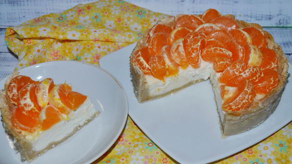 Рецепт Мандариновый тарт