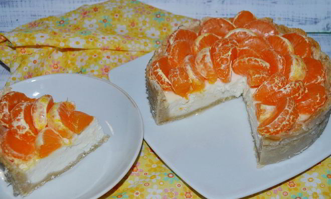 Мандариновый тарт