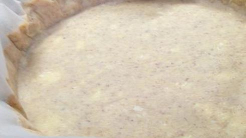 миндальный тарт с лимонным пудингом