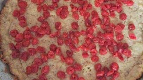 миндальный тарт с лимонным пудингом