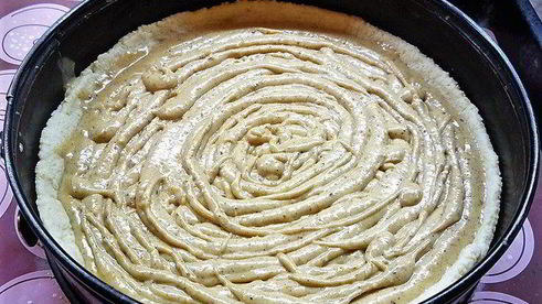 миндальный тарт с запеченным кремом