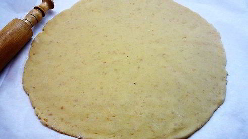 миндальный тарт с запеченным кремом