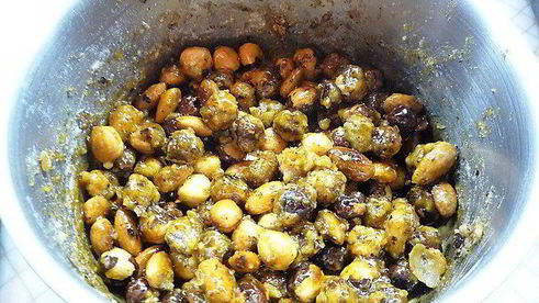 миндальный тарт с запеченным кремом