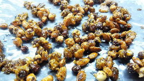 миндальный тарт с запеченным кремом