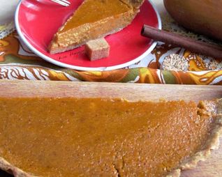 Пряный тыквенный тарт