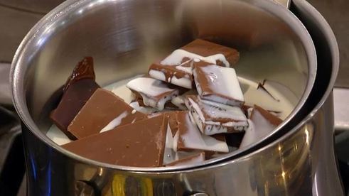 шоколадно-ореховый тарт