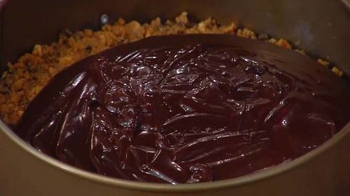 шоколадно-ореховый тарт