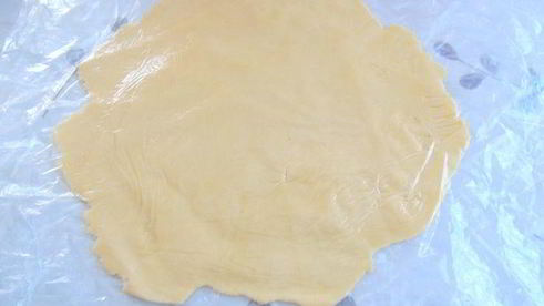 сметанный тарт с овощами и фетой