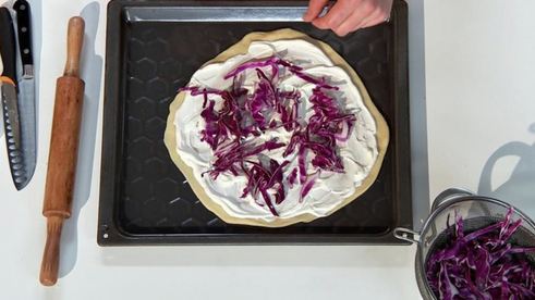 тарт фламбе и апельсиновый ласси