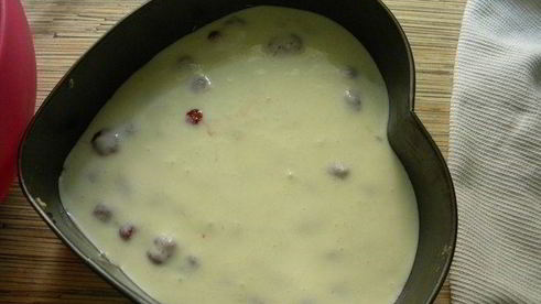 тарт из печенья с нежной начинкой из клубники