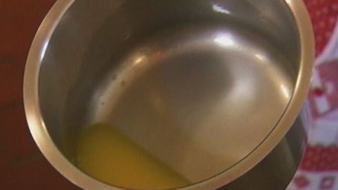 тарт из слоеного теста с сахарным виноградом