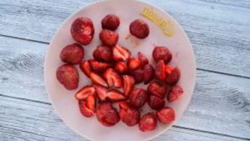 тарт клубичный лес