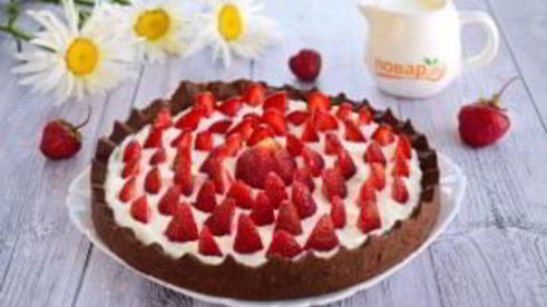 тарт клубичный лес