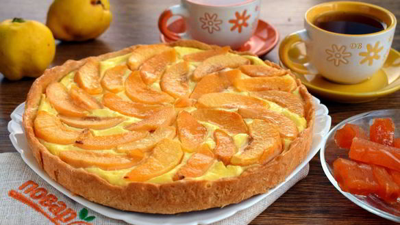 Рецепт Тарт с айвой и рикоттой