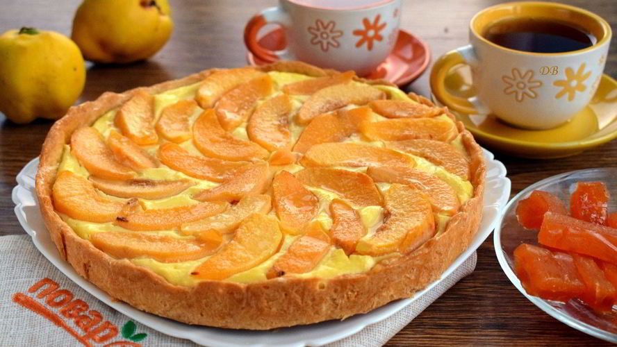 Рецепт тарт с айвой и рикоттой