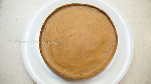 тарт с айвой и сырным муссом