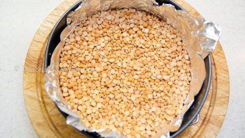 тарт с айвой и сырным муссом