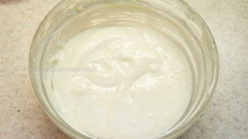 тарт с айвой и сырным муссом