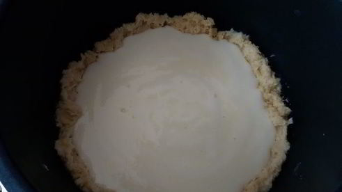 тарт с черникой и нежным кремом в мультиварке