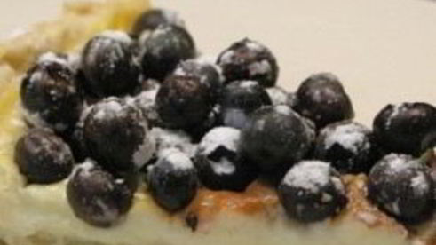 тарт с голубикой