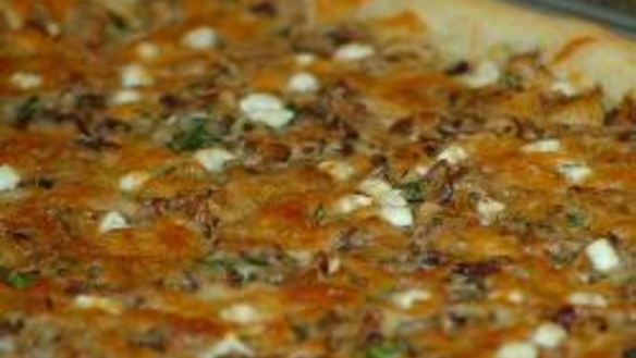 Рецепт Тарт с грибами и козьим сыром