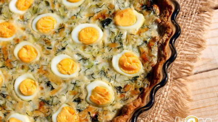 Рецепт тарт с капустой и перепелиными яйцами