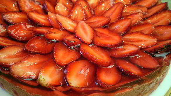 Рецепт Тарт с клубникой и белым шоколадом