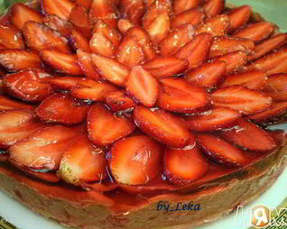 Тарт с клубникой и белым шоколадом