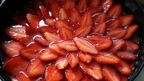 тарт с клубникой и белым шоколадом