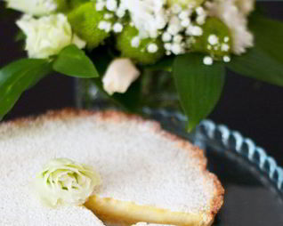 Тарт с лаймовой начинкой