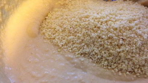 тарт с малиной и заварным медовым кремом