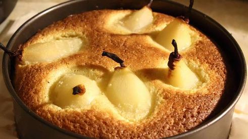 тарт с миндальным кремом и мариноваными грушами мечта