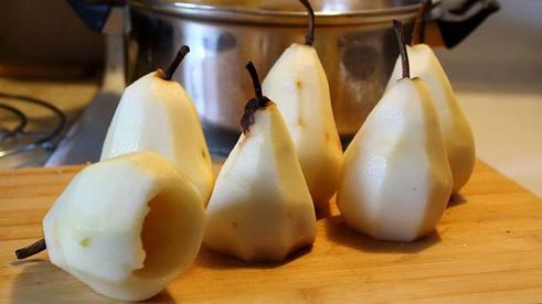 тарт с миндальным кремом и мариноваными грушами мечта