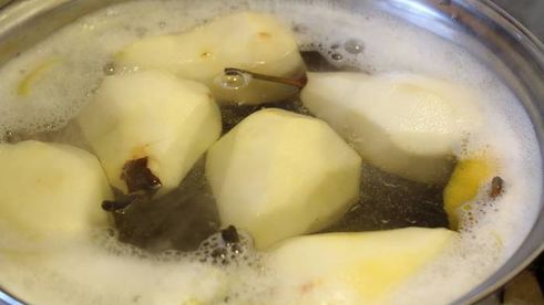 тарт с миндальным кремом и мариноваными грушами мечта