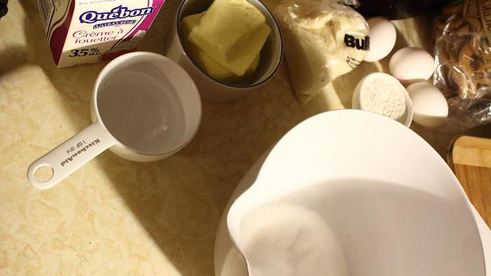 тарт с миндальным кремом и мариноваными грушами мечта