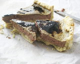 Тарт с печеночным парфе