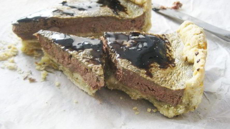 Рецепт тарт с печеночным парфе