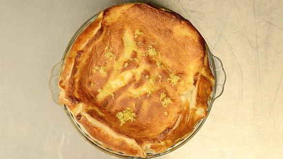 Рецепт Тарт с рикоттой, лимонной цедрой и цукатами