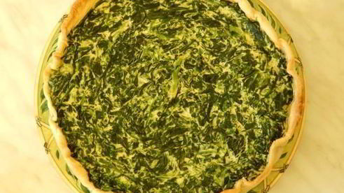 тарт со шпинатом и рикоттой
