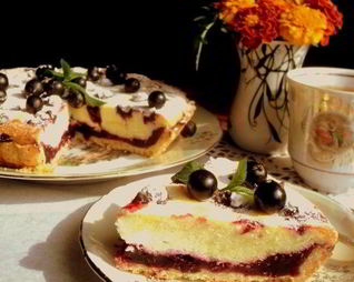 Тарт со смородиной