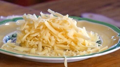 тарт со спаржей, ветчиной и пармезаном