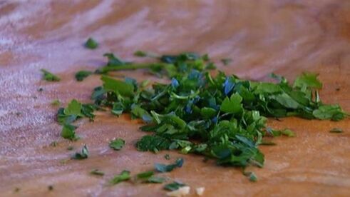 тарт со спаржей, ветчиной и пармезаном