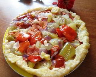 Тарт Татен с овощами